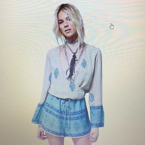 Free People Paisley romper.